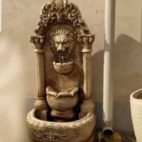 آبنما شیر عمارت فایبرگلاس مقاوم شیک خانگی