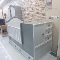 سرویس خواب کودک ونوجوان دومنظوره سیسمونی پاندا|تخت و سرویس خواب|اهواز, نادری|دیوار