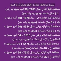محافظ کلیه لوازم برقی با 7 سال ضمانت|سایر لوازم برقی|جهرم, |دیوار