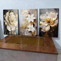 تابلو ستاره مدل دکوراتیو گالری تابلوهای سه تیکه