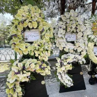 تاج گل تسلیت طبیعی و اجاره ای با حمل و نقل|خدمات پذیرایی، مراسم|تبریز, |دیوار