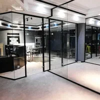 پارتیشن فریم لس اداری شیشه سکوریت