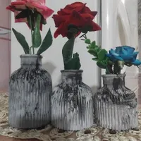 گلدان از جنس سنگ مصنوعی و گچی