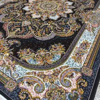 فرش الماس نقره ای بدون ترنج|فرش|کرمان, |دیوار