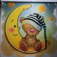 پرده زبرا چاپی