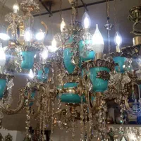 لوستر برنز درباری تولیدوپخش برنزکنارسالنی برنزی|لوستر و چراغ آویز|قم, نیروگاه|دیوار