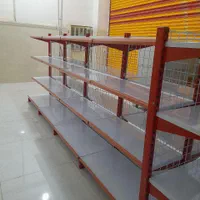 قفسه دوطرفه سوپرمارکت مغازه فروشگاهی فلزی نو|فروشگاه و مغازه|گرگان, |دیوار