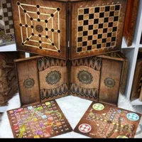 تخته نرد .. تخته شطرنج منچ مارپله|اسباب‌‌بازی|شیراز, زند|دیوار