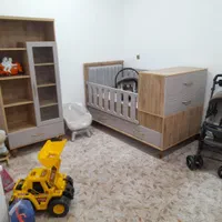 تولیدی سرویس خواب نوزاد / تخت و کمد پوما / سیسمونی|تخت و سرویس خواب|یزد, |دیوار