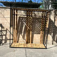 رگال قفسه چوبی دوطرفه پیشخوان رنگی|فروشگاه و مغازه|فردیس, |دیوار