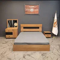 تخت خواب دو نفره/سرویس دونفره دکورستیک قهوه ای