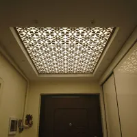 دکور نوری برای سقف ستون و دیوار