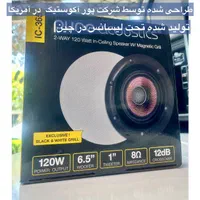 اسپیکر سقفی برند آمریکایی پورآکوستیک ( بلندگو )|سیستم صوتی خانگی|مشهد, وکیل‌آباد|دیوار
