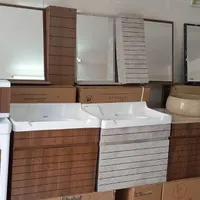 روشویی کابینتی پی وی سی(کارگاه)|لوازم سرویس بهداشتی|یزد, |دیوار