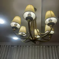 لوستر شش شاخه و سه شاخه