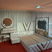 سرویس تختخواب سون+تخت+دراور+پاتختی+صندلی|تخت و سرویس خواب|مشهد, فرهنگ|دیوار