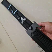 شمشیر سوزنی نینجا۲ لب تیز(مدل بتمن)سه چاقوی پرتابی|کوهنوردی و کمپینگ|شیراز, شاهچراغ|دیوار