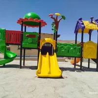اسباب بازی پارکی کد۹لوازم مهدکودک تاب پلی اتیلن۹