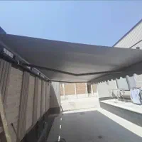 سایبان بازویی بارانگیر پارچه ای متحرک دستی برقی|مصالح و تجهیزات ساختمان|تنکابن, |دیوار