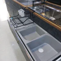 آبچک تی بی کو دو طبقه/آبچک رو ظرفشویی /روسینکی|آبچکان و نظمدهنده ظروف|اراک, |دیوار