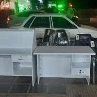 قفسه ۶طبقه و کانتر استند صنایع چوب و فلز حنفی|کتابخانه، شلف، قفسه‌های دیواری|قم, نیروگاه|دیوار