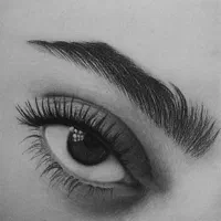 سفارش طراحی چشم سیاه قلم