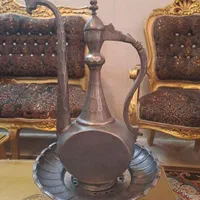افتابه لگن مسی|کلکسیون اشیاء عتیقه|اصفهان, آبشار|دیوار