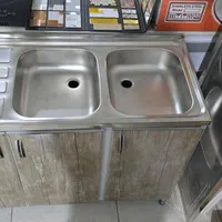 کابینت تمام فلزی نو با سینک نو|مصالح و تجهیزات ساختمان|یزد, |دیوار