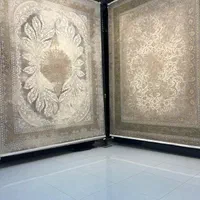 فرش لامیا ۱۲۰۰شانه طرح پانید سبز کله قاضی ۱۲متری|فرش|شیراز, دروازه قران|دیوار