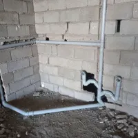 صفرتاصدتاسیسات آب وفاضلاب. انجام خورده کاری