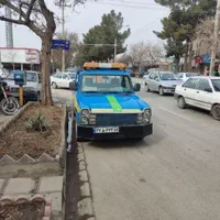 خدمات یدک کش امدادخودرو جرثقیل مجهز به چرخ گیر