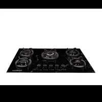 اجاق گاز توکار صفحه جدید ۵شعله شیشه مدل j10|اجاق گاز و لوازم برقی پختوپز|رشت, رشتیان|دیوار