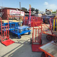 چرخ دستی نوشابه ای گاری پاپ چهار دو باربر نوشابه