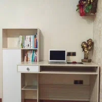 میزتحریر میز کتابخانه دار|میز تحریر و کامپیوتر|شیراز, تندگویان|دیوار