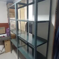 قفسه طوسی انباری . قفسه . قفسه فلزی پیچ مهره ای|فروشگاه و مغازه|رشت, جانبازان|دیوار