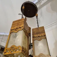 اویز 3/شعله چوبی|لوستر و چراغ آویز|اصفهان, مصلی|دیوار
