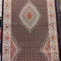 کناره فرش طرح ریز ماهی