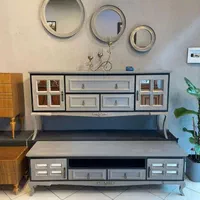 ست کنسول و میزTV چوبی مدل سزار