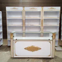 قفسه ام دی اف کانتر  دکور مغازه فروشگاه