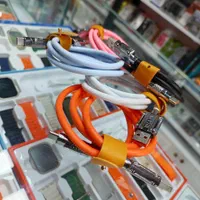 کابل تایپ سی سیم بکسلی type c شش آمپر 120وات|لوازم جانبی موبایل و تبلت|مشهد, طلاب|دیوار