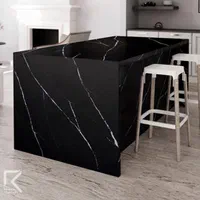 ساخت و اجرای صفحه کابینت با سنگ کوارتز و کابینت