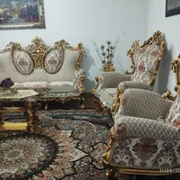 فروش مبل سلطنتی ۹نفره|مبلمان خانگی و میز عسلی|کوهدشت, |دیوار
