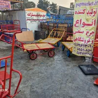 گاری حمل بار چوبی چرخ دستی باربر چوبی (کارگاه پاپ)|ابزارآلات|تهران, شهید رجایی|دیوار