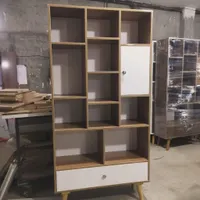 کتابخانه‌ ویترین پایه دار کد ۲۰۱ رنگ‌بندی|کتابخانه، شلف، قفسه‌های دیواری|تهران, صادقیه|دیوار
