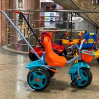 سه چرخهکودک با دسته هدایت والدین سرسره|اسباب‌بازی بچه|تهران, سلسبیل جنوبی|دیوار