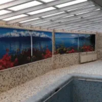 شید ضد آب استخری کد ۵۶۷۸|پرده، رانر، رومیزی|هشتگرد, |دیوار