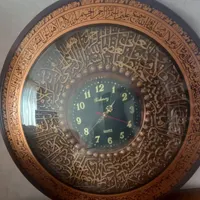 ساعت دیواری طرح چوب