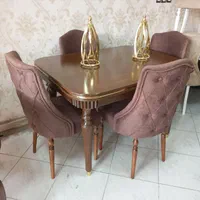 میزنهارخوری میز چوب میز نهار خوری ۴نفره مبل