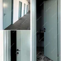 درب mdf در ساختمانی روکش چوبی بلوط تمام چوب