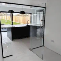 انواع درب شیشه ای ریلی و لولایی دستی فروشگاه،خانگی|مصالح و تجهیزات ساختمان|کرج, اتحاد|دیوار